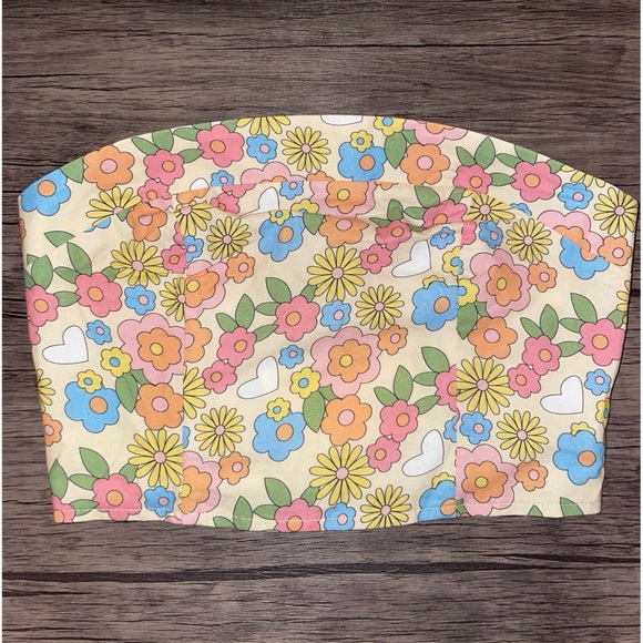 Peppermayo Floral Tube Top - Picture 2 of 7